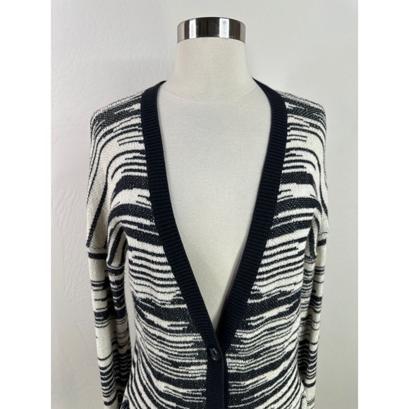 Staring at Stars Striped V-Neck Button Down Cardigan - Picture 2 of 11